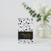 Muzieknotities Patroonkunstenaar Singing Song Visitekaartje (Staand voorkant)