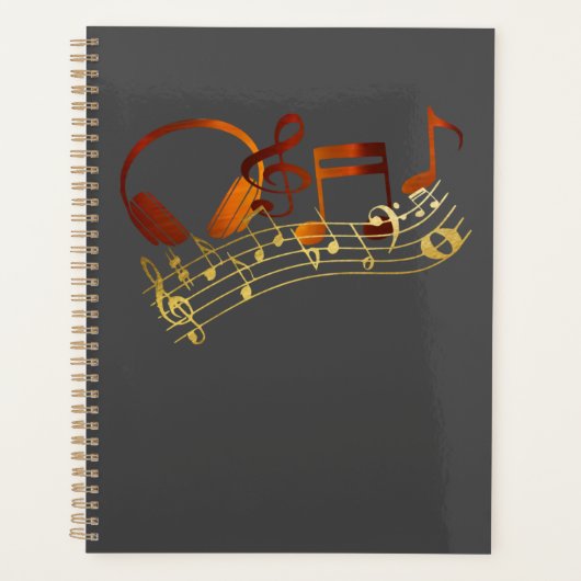Muzieknotities Planner (Voorkant)
