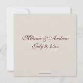 Muzieknotities Roos Fotokaart Bedankkaart (Achterkant)