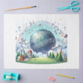 Muzieknotities Serie Ontwerp 3 Tissuepapier (Craft)