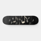 muzieknotities skateboard (Horizontaal)