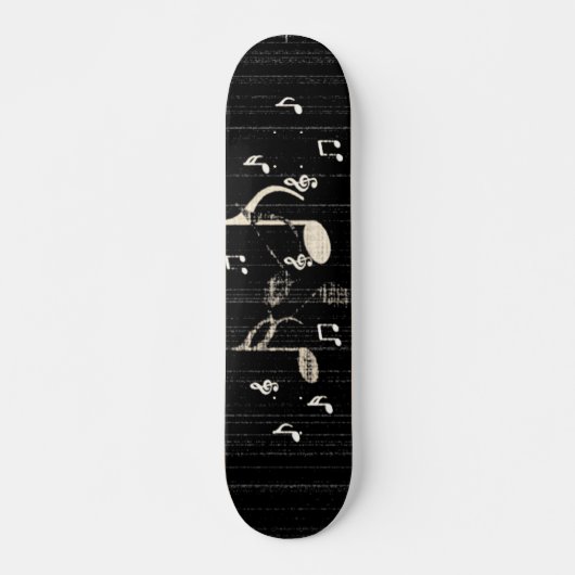 muzieknotities skateboard (Voorkant)