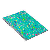 Muzieknotities — turkooizen, multi notitieboek (Rechterzijde)