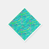 Muzieknotities — turkooizen, multi servet (Hoek)
