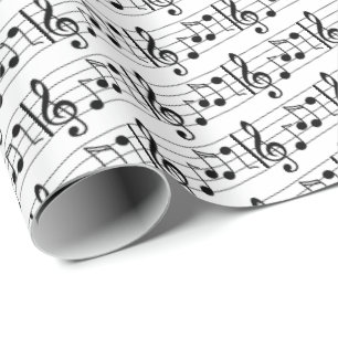 Muzieknotitiewissel papier