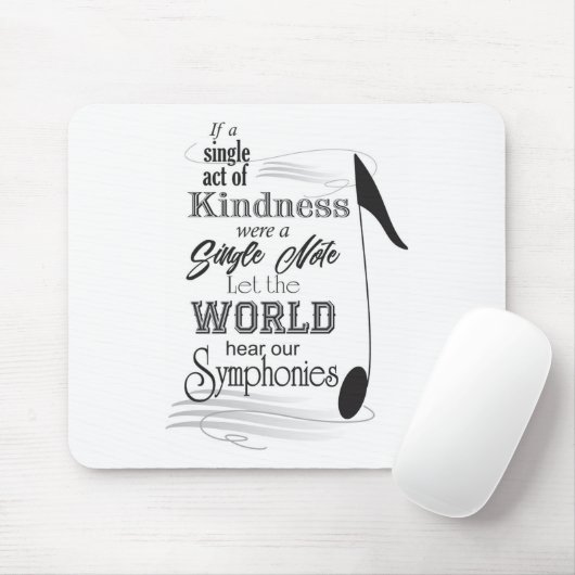 Muzieknotitimamuispad Muismat (Met muis)