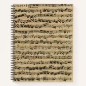  muzieknots notitieboek (Voorkant)