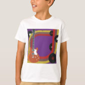 Muziekobjecten retro T-Shirt (Voorkant)