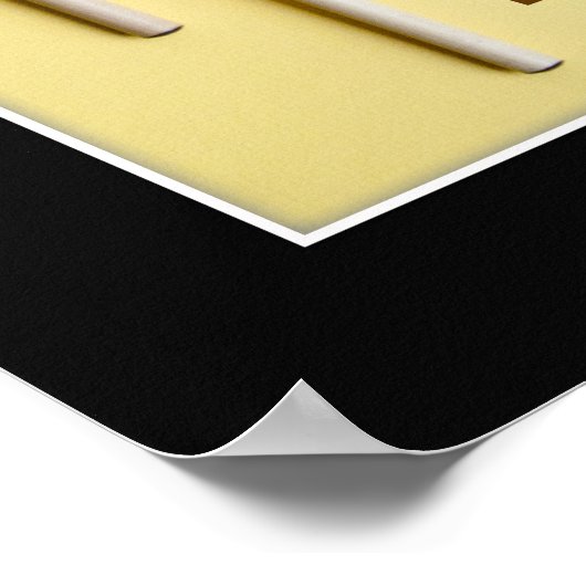 Muziekoffertes - Inspirerend spanning Poster (Hoek)