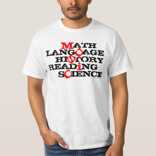 Muziekonderricht TShirt 1 (Voorkant)