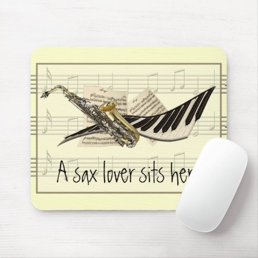 Muziekontwerp  Mousepad Muismat (Met muis)