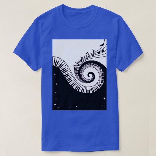 Muziekontwerp T-shirt (Design voorkant)
