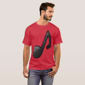Muziekontwerp T-shirt (Voorkant volledig)