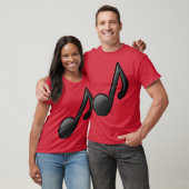 Muziekontwerp T-shirt (Unisex)