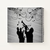Muziekontwerp voor Horn Section Notitieboek (Achterkant)