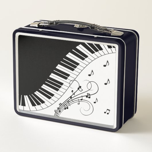 Muziekontwerp voor piano-toetsenbord (Achterkant)