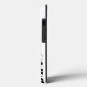 Muziekontwerp voor piano-toetsenbord Case-Mate iPhone case (Achterkant / Links)