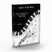 Muziekontwerp voor piano-toetsenbord fotoblokken (Links)