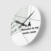 muziekopgrap ronde klok (Hoek)