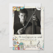 muziekopname kaart (Voorkant)