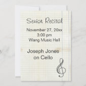 muziekopname kaart (Achterkant)