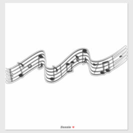 muziekopnames voor notities sticker