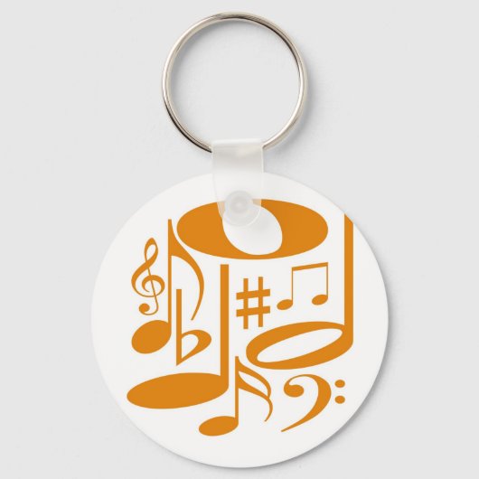 MuziekOranje Sleutelhanger (Voorkant)