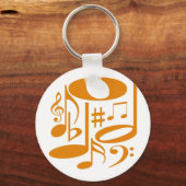 MuziekOranje Sleutelhanger (Voorkant)