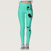Muziekoverlagen Leggings (Voorkant)