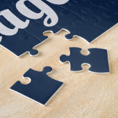 muziekovers die muziekinstrumenten uitproberen legpuzzel (Zijkant)