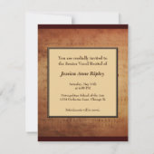 Muziekoverweging Antiek blad Muziek Aangepast Kaart (Achterkant)