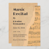 muziekoverweging kaart (Voorkant / Achterkant)