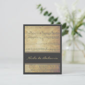 Muziekoverweging of concertblad Music-uitnodiging Kaart (Staand voorkant)