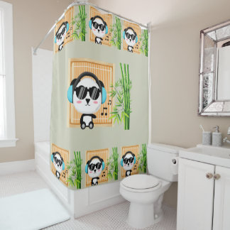 muziekpanda douchegordijn