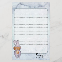 Muziekpapier voor  schrijven briefpapier