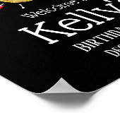 muziekpartij drum set rock star welkomstteken poster (Hoek)