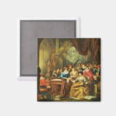 Muziekpartij in een Palatial Interior met Magneet (Voorkant / Achterkant)