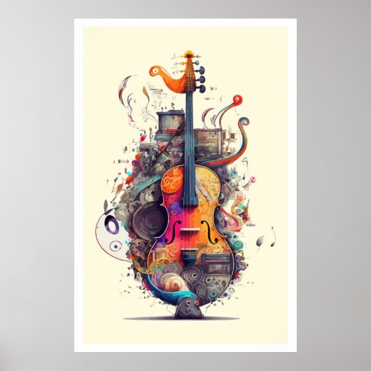 Muziekpartij poster (Voorkant)