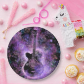 Muziekpartij voor gitaarpapier Borden Papieren Bordje (Feest)