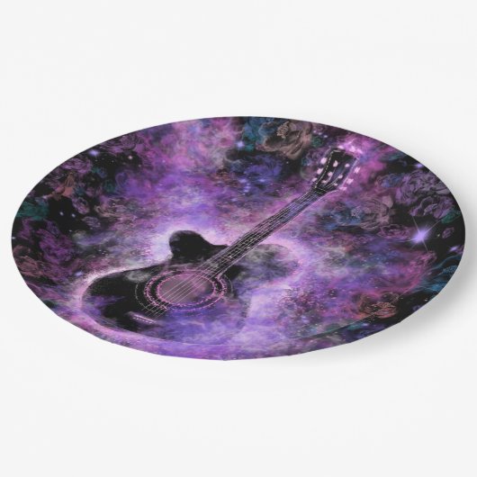 Muziekpartij voor gitaarpapier Borden Papieren Bordje (Gekanteld)
