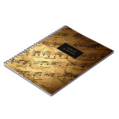 muziekpartitie notitieboek (Linkerzijde)