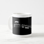 Muziekpartituur Koffiemok (Voorkant links)