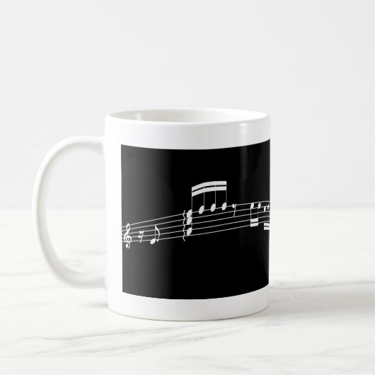 Muziekpartituur Koffiemok (Links)