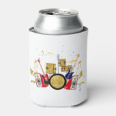 muziekparty guitar drum set musical blikjeskoeler (Blikje Voorkant)