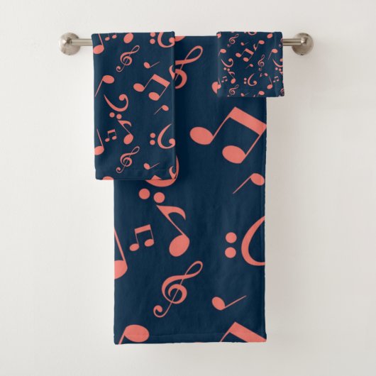 Muziekpatroon Bad Handdoek (Insitu)