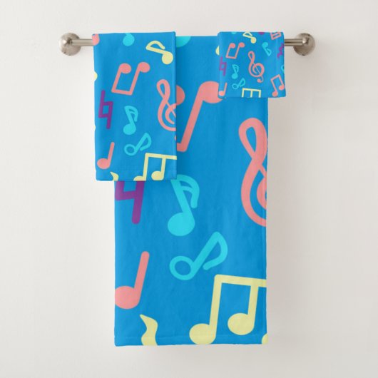 Muziekpatroon Bad Handdoek (Insitu)