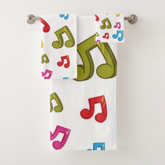 Muziekpatroon Bad Handdoek (Insitu)
