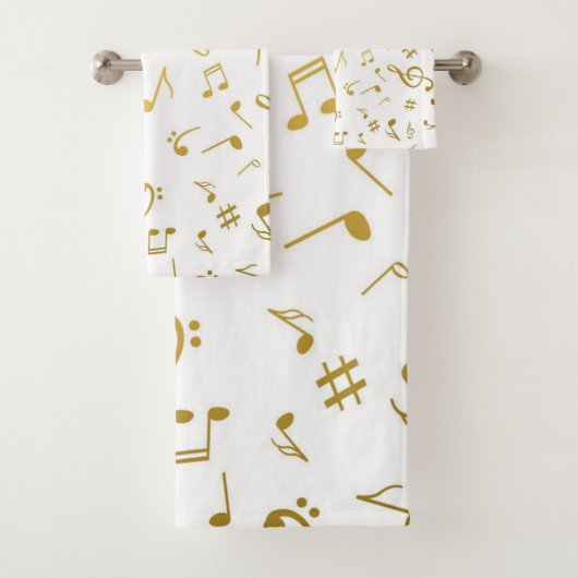 Muziekpatroon Bad Handdoek (Insitu)