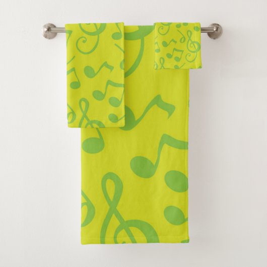 Muziekpatroon Bad Handdoek (Insitu)