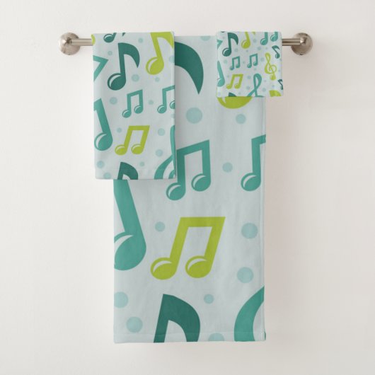 Muziekpatroon Bad Handdoek (Insitu)